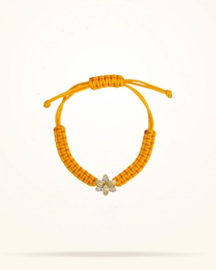 12mm Lily Urban Bracelet, Diamond, Yellow Gold 18k