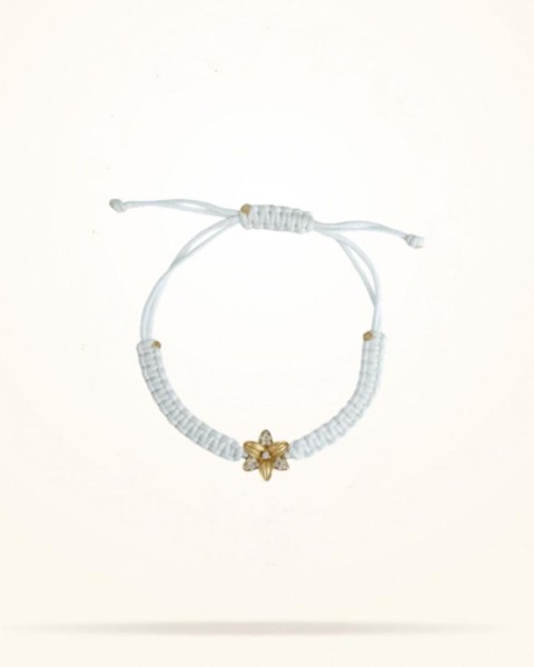 MARVVA - 12mm Lily Urban Bracelet, Diamond, White Gold 18k