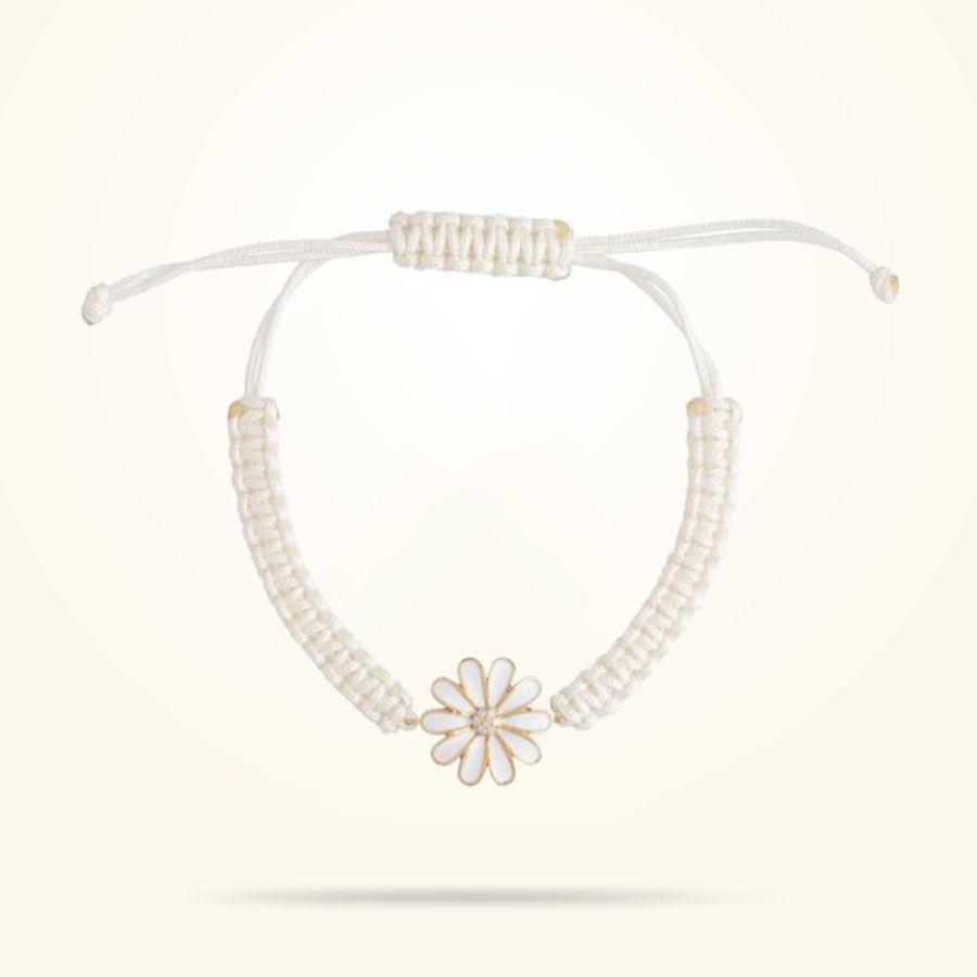 13mm Daisy Urban Bracelet, Diamond Yellow Gold 18k