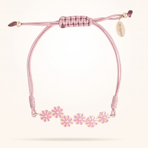 MARVVA - 6mm Daisy Junior Urban Bracelet, Rose Gold 18K